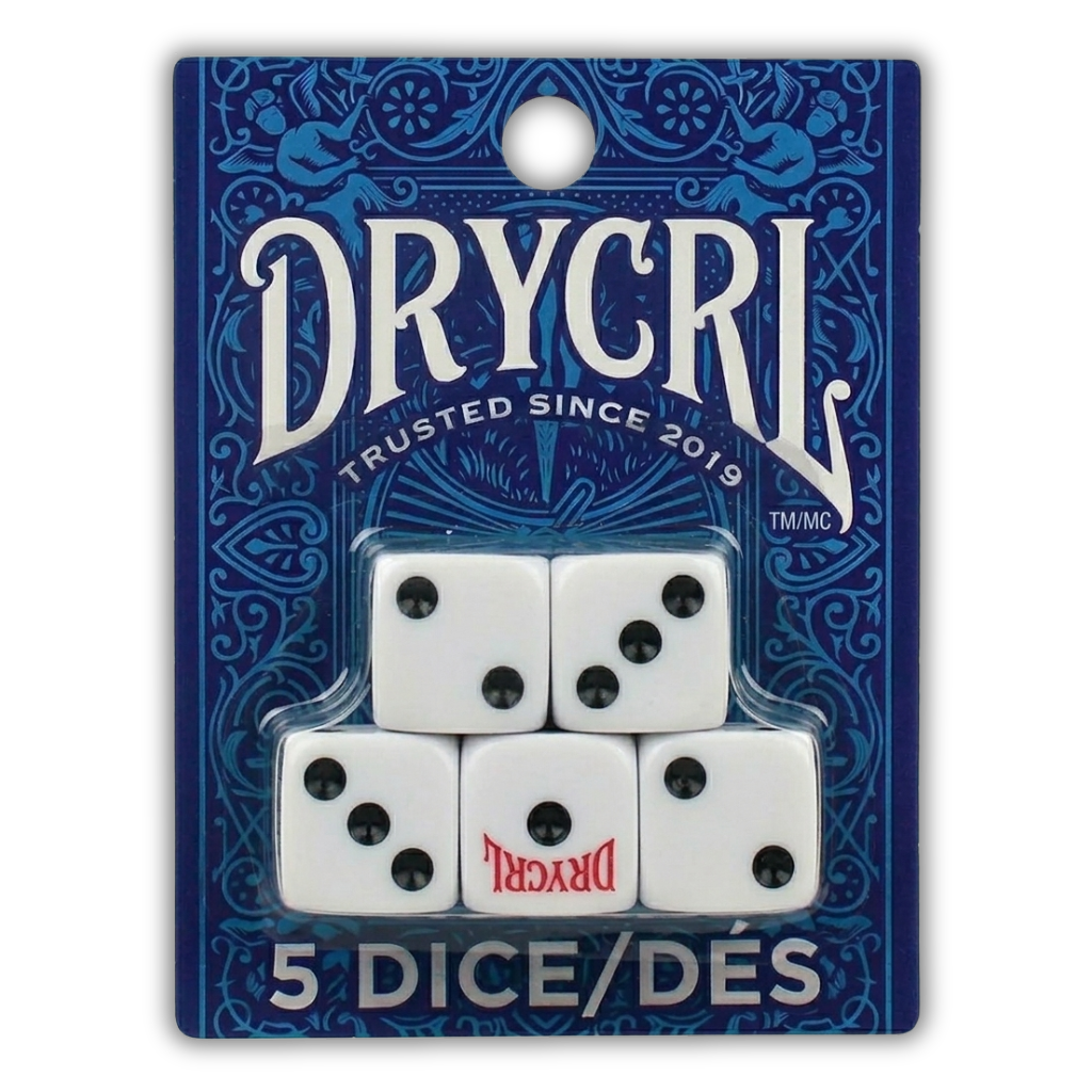 DRYCRL DICE SET (WHITE)
