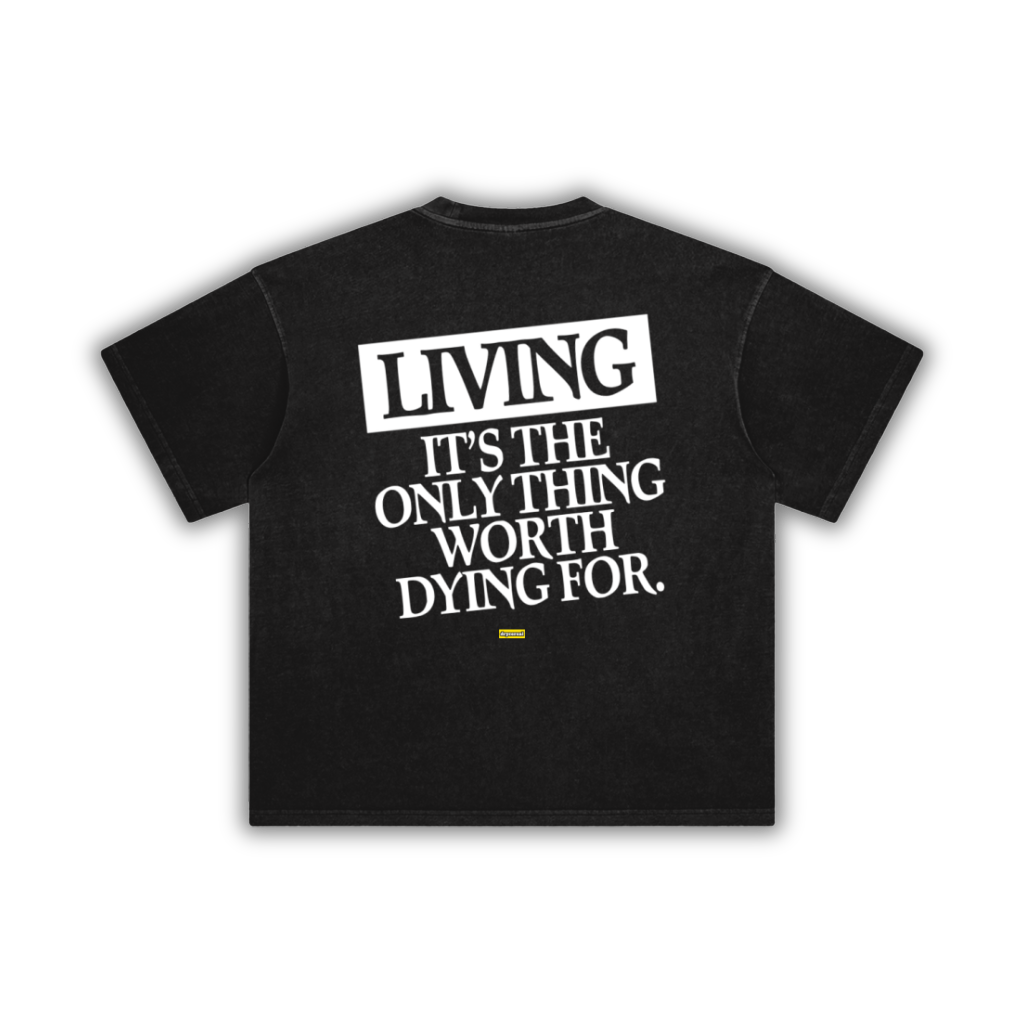 BLACK LIVING TEE