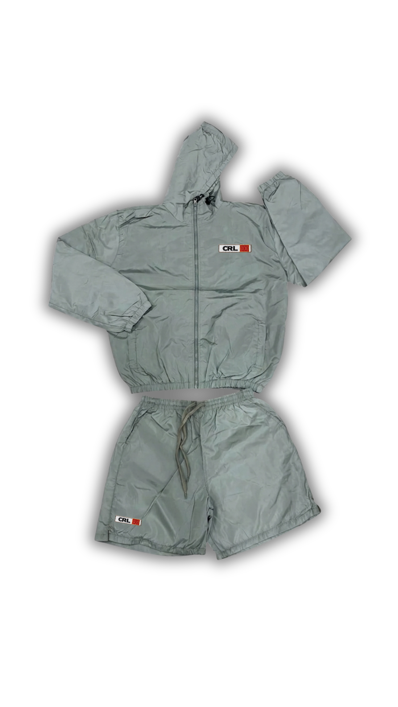 GREY CRL WINDBREAKER SET
