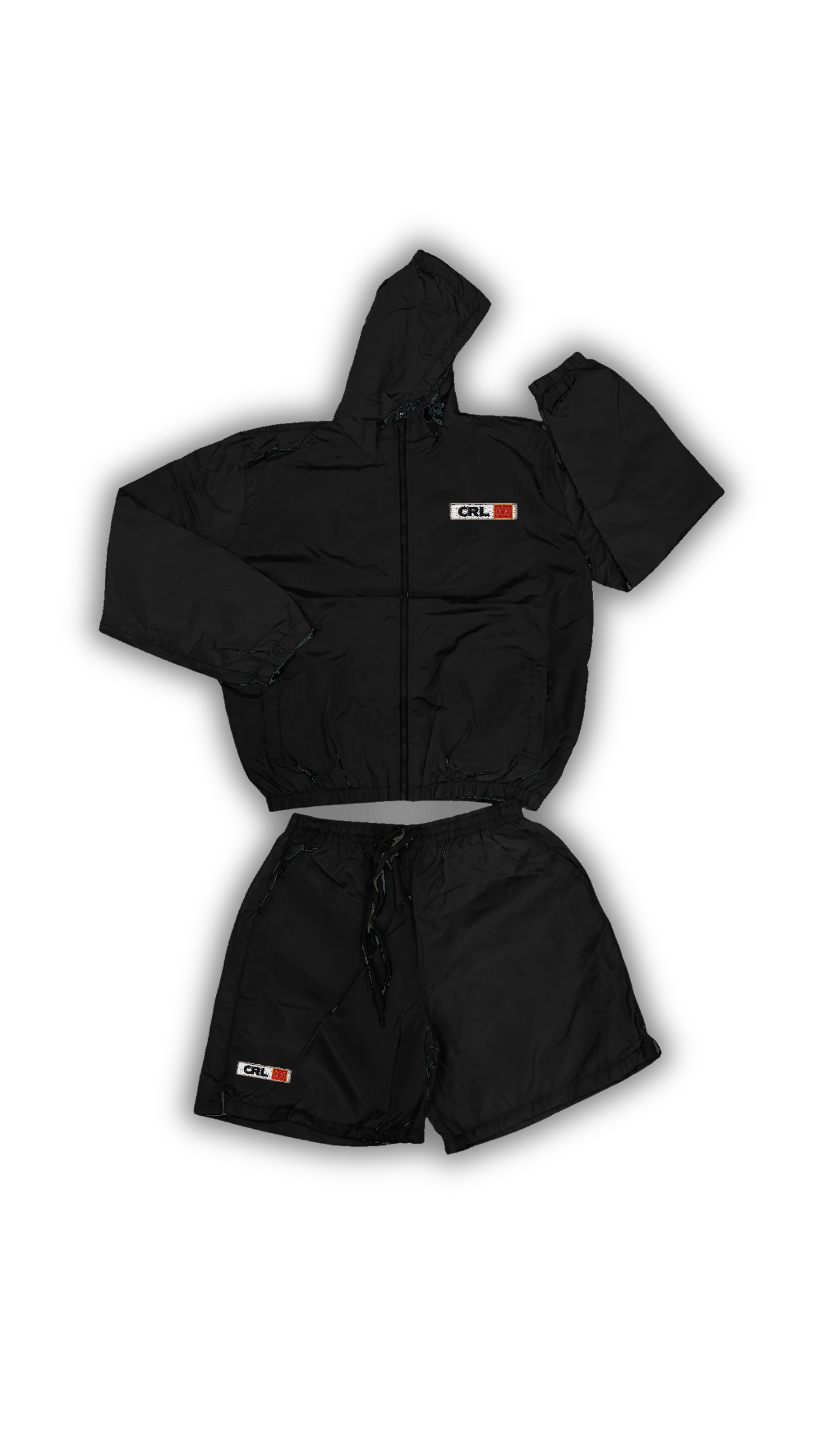 BLACK CRL WINDBREAKER SET